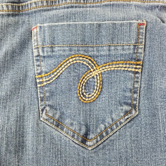 Classic Elements Jeans Womens Size 10 Mid Rise Bootcut Medium‎ Wash Blue Denim - Picture 11 of 12